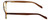 Ecru Designer Eyeglasses Daltrey-004 in Brown 50mm :: Rx Single Vision