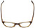 Ecru Designer Eyeglasses Daltrey-004 in Brown 50mm :: Rx Single Vision