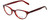 Ecru Designer Eyeglasses Daltrey-005 in Red 50mm :: Rx Single Vision