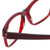 Ecru Designer Eyeglasses Collins-062 in Red 53mm :: Rx Bi-Focal