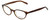 Ecru Designer Eyeglasses Daltrey-004 in Brown 50mm :: Rx Bi-Focal