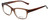 Ecru Designer Reading Glasses Collins-037 in Brown 53mm