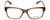 Ecru Designer Reading Glasses Collins-037 in Brown 53mm