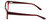 Ecru Designer Reading Glasses Collins-062 in Red 53mm