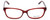 Ecru Designer Eyeglasses Beck-005 in Red 53mm :: Rx Single Vision