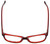 Ecru Designer Eyeglasses Beck-005 in Red 53mm :: Rx Single Vision