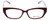 Ecru Designer Eyeglasses Bowie-001 in Wine 50mm :: Rx Single Vision