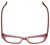 Ecru Designer Eyeglasses Bowie-001 in Wine 50mm :: Progressive