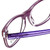 Ecru Designer Eyeglasses Morrison-049 in Tortoise-Purple 51mm :: Rx Single Vision