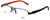 Sports Charriol Designer Eyeglasses SP23019-C4 in Black Orange 54mm :: Custom Left & Right Lens