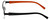 Sports Charriol Designer Eyeglasses SP23019-C4 in Black Orange 54mm :: Custom Left & Right Lens