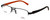 Sports Charriol Designer Eyeglasses SP23019-C4 in Black Orange 54mm :: Rx Single Vision