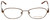 Tory Burch Designer Eyeglasses TY1008-120 in Light Brown 51mm :: Custom Left & Right Lens