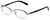 Tory Burch Designer Eyeglasses TY1019-363 in Black Silver 50mm :: Rx Bi-Focal