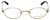 Tory Burch Designer Eyeglasses TY1025-106 in Gold 49mm :: Progressive