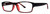 Calabria Soho 1005 Black Red Designer Eyeglasses :: Rx Single Vision