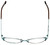 Project Runway Designer Eyeglasses PR122M-171 in Brown Aqua 52mm :: Custom Left & Right Lens