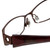 Via Spiga Designer Reading Glasses Lustria-550 in Brown 52mm