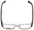 iStamp Designer Eyeglasses XP601M-183 in Brown 52mm :: Custom Left & Right Lens