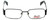 iStamp Designer Eyeglasses XP603M-021 in Black 55mm :: Rx Single Vision