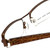Moda Vision Designer Eyeglasses E3108-BRN in Brown 49mm :: Custom Left & Right Lens