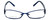 Moda Vision Designer Eyeglasses FG6501E-BLU in Blue 53mm :: Custom Left & Right Lens