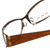 Moda Vision Designer Eyeglasses FG6501E-BRN in Brown 53mm :: Custom Left & Right Lens