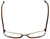 Moda Vision Designer Eyeglasses FG6501E-BRN in Brown 53mm :: Custom Left & Right Lens