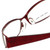 Moda Vision Designer Eyeglasses FG6501E-RED in Red 53mm :: Custom Left & Right Lens