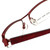 Moda Vision Designer Eyeglasses E3108-RED in Red 49mm :: Rx Single Vision