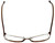 Moda Vision Designer Eyeglasses FG6501E-BRN in Brown 53mm :: Rx Single Vision