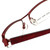 Moda Vision Designer Reading Glasses E3108-RED in Red 49mm