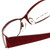 Moda Vision Designer Reading Glasses FG6501E-RED in Red 53mm
