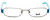 Dolce & Gabbana Designer Eyeglasses DG5004-080 in Silver Blue 50mm :: Custom Left & Right Lens