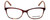 Marie Claire Designer Eyeglasses MC6209-REA in Red Amber 52mm :: Custom Left & Right Lens