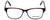 Marie Claire Designer Eyeglasses MC6217-BUR in Burgundy Stripe 52mm :: Custom Left & Right Lens