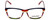 Marie Claire Designer Eyeglasses MC6220-SRE in Stripe Red 53mm :: Custom Left & Right Lens