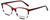 Marie Claire Designer Eyeglasses MC6246-BST in Bordeaux Stripe 53mm :: Custom Left & Right Lens