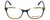 Marie Claire Designer Eyeglasses MC6246-IST in Indigo Stripe 53mm :: Custom Left & Right Lens
