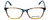 Marie Claire Designer Eyeglasses MC6245-IST in Indigo Stripe 52mm :: Progressive