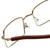 Gold & Wood Designer Eyeglasses 410.6-A6 in Gold 47mm :: Rx Single Vision