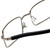 Gold & Wood Designer Eyeglasses 410.16-E6 in Silver 47mm :: Progressive