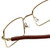 Gold & Wood Designer Eyeglasses 410.6-A6 in Gold 47mm :: Progressive