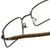 Gold & Wood Designer Eyeglasses 410.9-106 in Gunmetal 47mm :: Progressive