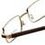 Gold & Wood Designer Reading Glasses Matar-01 in Gold 48mm