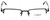Vogue Designer Reading Glasses VO3581-352-50 in Black Yellow 50mm
