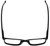 M Readers Designer Reading Glasses 105-SBLK in Black 52mm