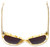 Jonathan Adler Designer Sunglasses St. Tropez in Cream