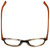Converse Designer Eyeglasses Q014-Brown-Stripe-48 in Brown Stripe and Orange 48mm :: Custom Left & Right Lens