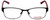 Converse Designer Eyeglasses K016-Black in Black and Pink 50mm :: Custom Left & Right Lens